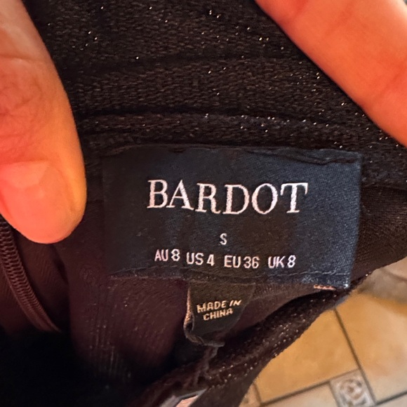 Bardot Black Long Sleeve Bodysuit NWT Small - Picture 3 of 7